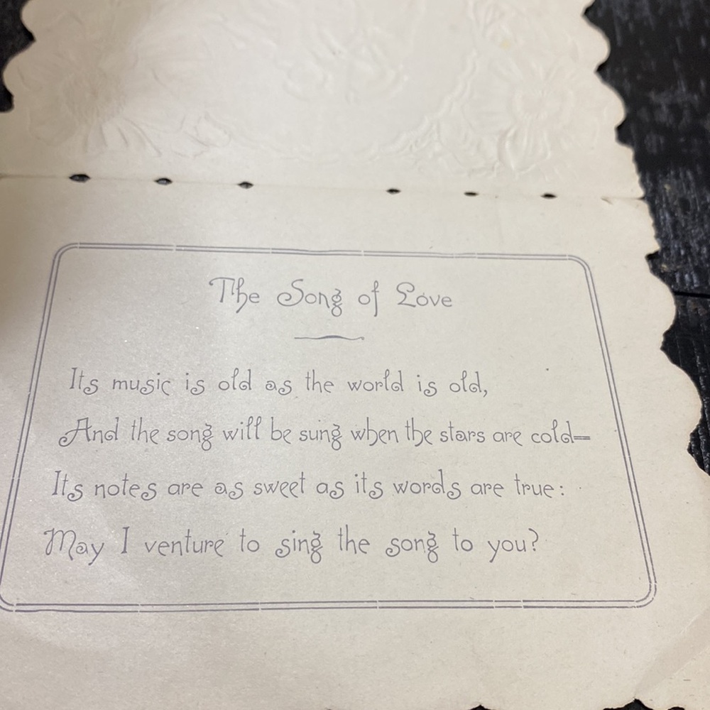 Antique Valentines Card! - Picture 4 of 6